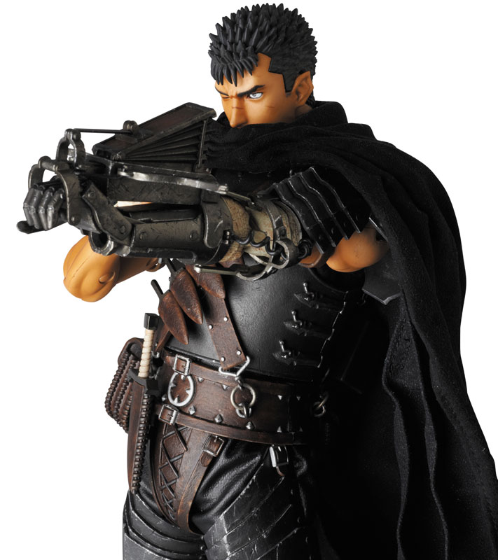 Medicomtoy Real Action Heroes No Berserk Guts Black Swordsman Ver