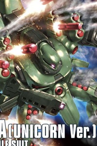 Bandai Gundam Unicorn HGUC 1/144 AMX-102 Zssa (Unicorn Ver.)