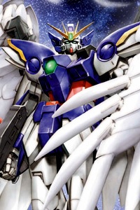 Bandai Gundam W MG 1/100 XXXG-00W0 Wing Gundam Zero Custom