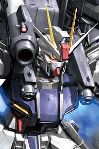 Bandai Gundam SEED MG 1/100 GAT-X105E+P202QX Strike E + IWSP (Luca's Unit)