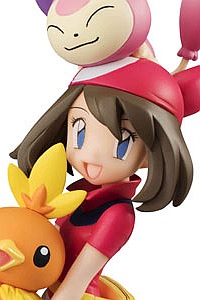 MegaHouse G.E.M. Series Pokemon Haruka & Torchic & Skitty PVC Figure