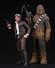 KOTOBUKIYA ARTFX+ Star Wars: The Force Awakens Han Solo & Chewbacca 2-Pack The Force Awakens Edition 1/10 PVC Figure gallery thumbnail