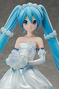 FREEing 1/7 Vocaloid Hatsune Miku Wedding Dress Ver Scale Statue Figure USA 