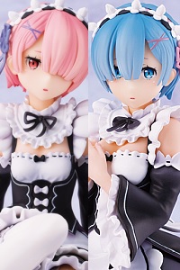 Revolve Re:Zero -Starting Life in Another World- Ram & Rem Special Display Complete Set Ver. 1/8 PVC Figure