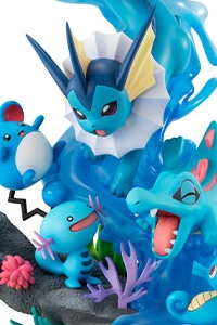 MegaHouse G.E.M.EX Series Pocket Monster Water Type DIVE TO BLUE PVC Figure