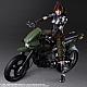 SQUARE ENIX Final Fantasy VII Remake PLAY ARTS KAI Jessie & Bike Set Action Figure gallery thumbnail