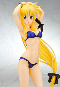 GOOD SMILE COMPANY (GSC) Magical Girl Lyrical Nanoha StrikerS Fate T. Harlaown Swmisuit Ver. 1/4 PVC Figure