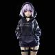 Union Creative Gridman Universe ZOZO BLACK COLLECTION Shinjo Akane Plastic Figure gallery thumbnail