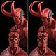 1000Toys HELLBOY Hellboy 30TH ANNIVERSARY EDITION 1/12 Action Figure gallery thumbnail