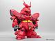 PLEX Jumbo Soft Vinyl Figure SD MSN-04 Sazabi gallery thumbnail