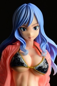 ORCATOYS FAIRY TAIL Juvia Lockser / Gravure_Style Kuro-bikini!! Nuresuke Y-shirt SP 1/6 Plastic Figure