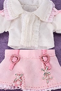 GOOD SMILE ARTS Shanghai Nendoroid Doll Oyofuku Set Suspender Tsuki Skirt Set (White & Pink) 