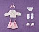 GOOD SMILE ARTS Shanghai Nendoroid Doll Oyofuku Set Suspender Tsuki Skirt Set (White & Pink)  gallery thumbnail