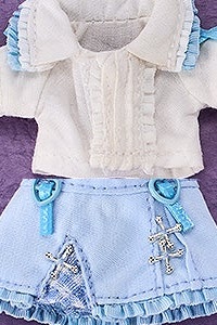 GOOD SMILE ARTS Shanghai Nendoroid Doll Oyofuku Set Suspender Tsuki Skirt Set (White & Sachs-blue) 