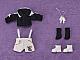 GOOD SMILE ARTS Shanghai Nendoroid Doll Oyofuku Set Suspender Tsuki Short-pants Set (Black & White)  gallery thumbnail