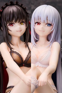 Design COCO Date A Bullet Tokisaki Kurumi & White Queen 1/7 Plastic Figure