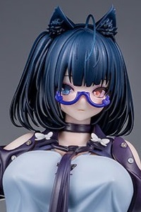 DJSTUDIO Shichaku Shitsu de Stocking wa Erabi nagara Sentaku ni Nayamu Kurochako 1/6 Plastic Figure