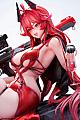 Hobby Sakura Shouri no Megami: NIKKE Red Hood Nonsense Red 1/4 Plastic Figure  gallery thumbnail