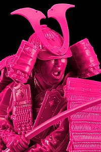 MAX FACTORY PLAMAX Kamakura Jidai no Yoroimusha Midori no Sou Pink Color Edition 1/12 Plastic Kit