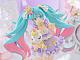 FuRyu TENITOL Hatsune Miku Yumekawa Princess Lavender Ver. Plastic Figure gallery thumbnail