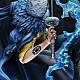 MegaHouse Portrait.Of.Pirates ONE PIECE WA-MAXIMUM Shi no Gekai Trafalgar Law Kakusei Plastic Figure gallery thumbnail