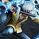 MegaHouse Portrait.Of.Pirates ONE PIECE WA-MAXIMUM Shi no Gekai Trafalgar Law Kakusei Plastic Figure gallery thumbnail