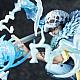 MegaHouse Portrait.Of.Pirates ONE PIECE WA-MAXIMUM Shi no Gekai Trafalgar Law Kakusei Plastic Figure gallery thumbnail