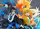 ANIPLEX Kimetsu no Yaiba Agatsuma Zenitsu & Kaigaku Plastic Figure gallery thumbnail