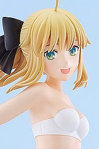 WAVE Fate/stay night POP UP PARADE BEACH QUEENS Saber Lily L size Plastic Figure WAVE Fate/stay night POP UP PARADE BEACH QUEENS Saber Lily L size Plastic Figure