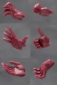 KOTOBUKIYA UNLIMITED UNIVERSE MEGALOMARIA MEGALOMARIA M.S.G Ex-hand Unit {Male Type A] Red Ver. Plastic Kit