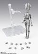 BANDAI SPIRITS S.H.Figuarts Body-chan -Sugimori Ken- Edition Wireframe (Gray Color Ver.) gallery thumbnail