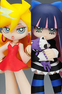Phat! Twin Pack+ Panty&Stocking with Garterbelt Panty & Stocking with Chuck PVC Figure