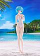 WAVE Evangelion Shin Gekijoban POP UP PARADE BEACH QUEENS Ayanami Rei [One-piece style] L size Plastic Figure gallery thumbnail