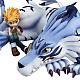 MegaHouse G.E.M. Series Digimon Adventure Garurumon & Ishida Yamato Plastic Figure gallery thumbnail