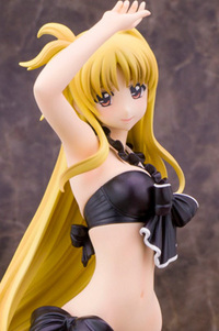 Alphamax Magical Record Lyrical Nanoha Force Fate T. Harlaown Swimsuit Ver. 1.6 PVC Figure