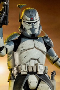 SIDESHOW Militaries of Star Wars Clone Commander Wolffe