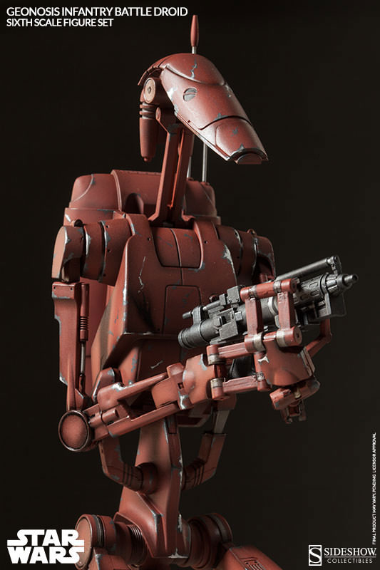 国内正規品 サイドショウ スターウォーズ 1/6 バトルドロイド歩兵(2体