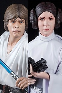 KOTOBUKIYA ARTFX+ Star Wars Luke Skywalker & Princess Leia 1/10 PVC Figure