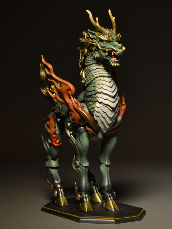 Kaiyodo Tk Project Kt 002 Takeya Style Jizai Okimono Kirin Painted Edition Figures Plastic Kits Otaku Hq