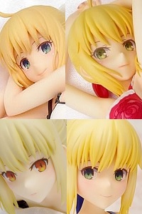 WAVE Lingerie Style Fate/stay night Saber [Special Premium Edition] 1/8 PVC Figure Set