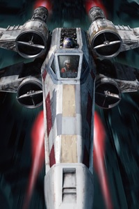 BANDAI SPIRITS Star Wars X-Wing Fighter Moving Ediiton 1/48 Plastic Kit