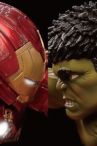 Beast Kingdom Egg Attack Avengers: Age of Ultron Hulkbuster VS Hulk PVC Figure