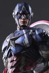 SQUARE ENIX MARVEL UNIVERSE VARIANT PLAY ARTS KAI Captain America Action Figure