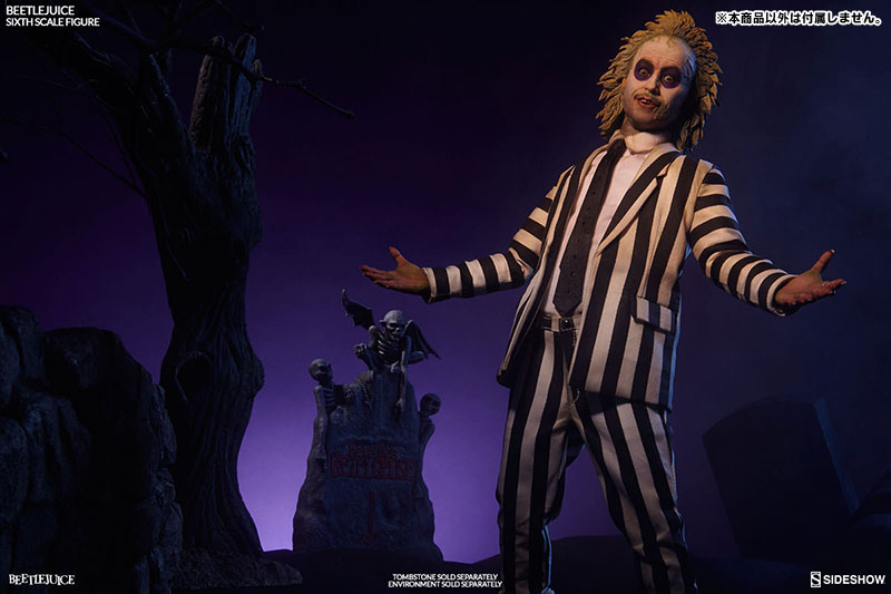 Sideshow Sixth Scale Beetlejuice Beetlejuice 1 6 Action Figure Figures Plastic Kits Otaku Hq