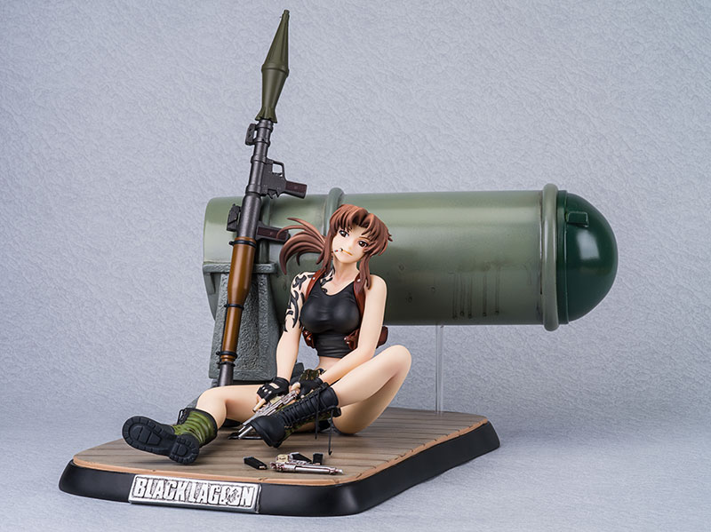 New Line Corporation Black Lagoon Revy Dx Edition 1 6 Polystone Figure Figures Plastic Kits Otaku Hq