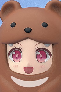 GOOD SMILE COMPANY (GSC) Nendoroid More Kigurumi Face Parts Case Brown Bear (2nd Production Run)
