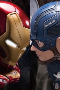 Beast Kingdom Egg Attack Captain America: Civil War Captain America VS Iron Man Mark 46 PVC Figure