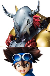 MegaHouse Precious G.E.M. Series Digimon Adventure WarGreymon & Yagami Taichi Plastic Figure (Re-release)