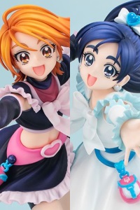 MegaHouse Lucrea Futari wa Precure Cure Black & Cure White Plastic Figure