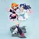 MegaHouse Lucrea Futari wa Precure Cure Black & Cure White Plastic Figure gallery thumbnail